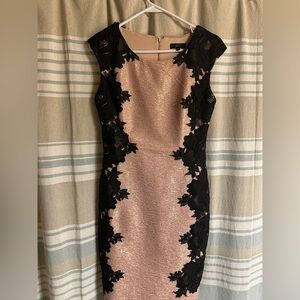 Jax Black and Pink Mini Dress